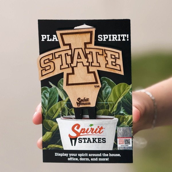 I-State Natural Laser-cut Spirit Stakes Small 4.6-inch x 3.9-inch